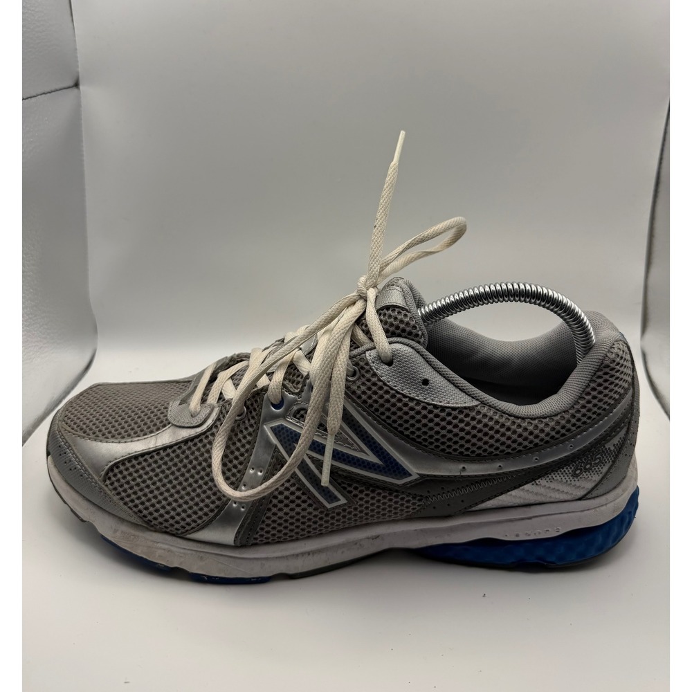 New Balance 665 Walking Shoe Mens 10.5 Silver Grey Good Wide 2E MW665SB